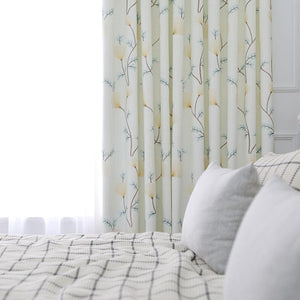 Embroidered curtains For Bedroom